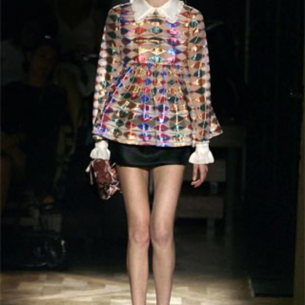 Miu Miu Diamond Jacquard Runway Dress - Picture 3 of 6